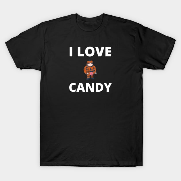 I love Candy Pumpkin T-Shirt by InspiredCreative